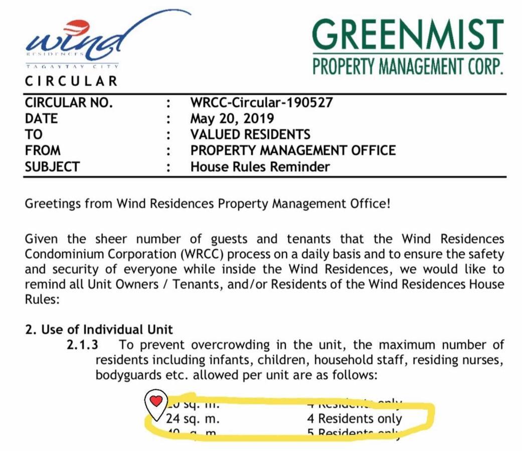 Sabina'S Place Wind Residences Tagaytay Tagaytay City Extérieur photo